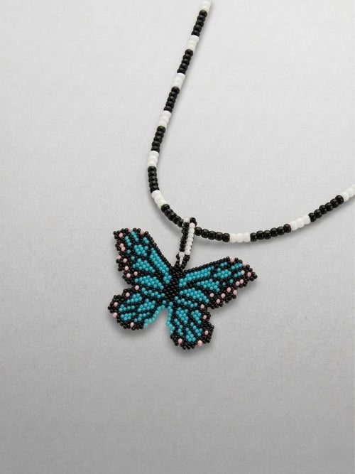 Beaded Mushroom Necklace