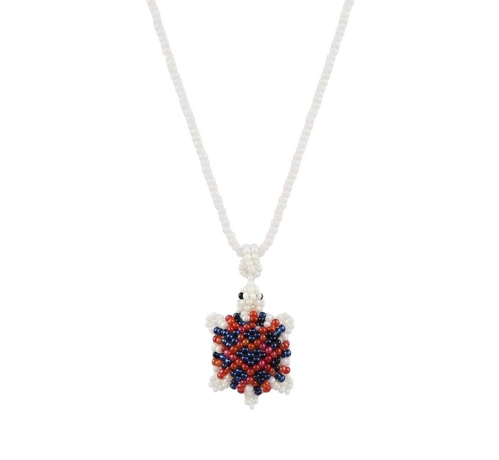 Beaded Mushroom Necklace