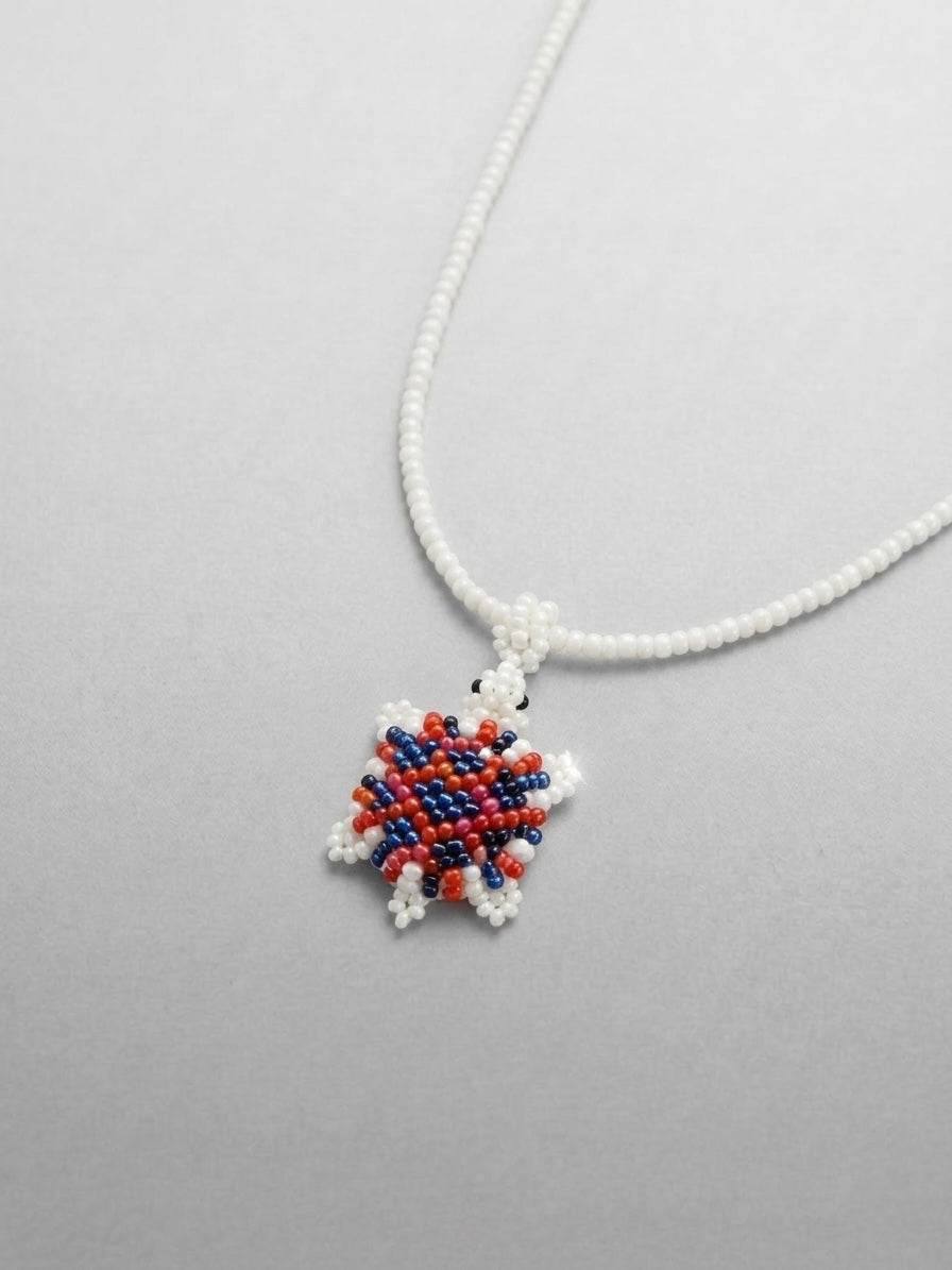 Beaded Mushroom Necklace