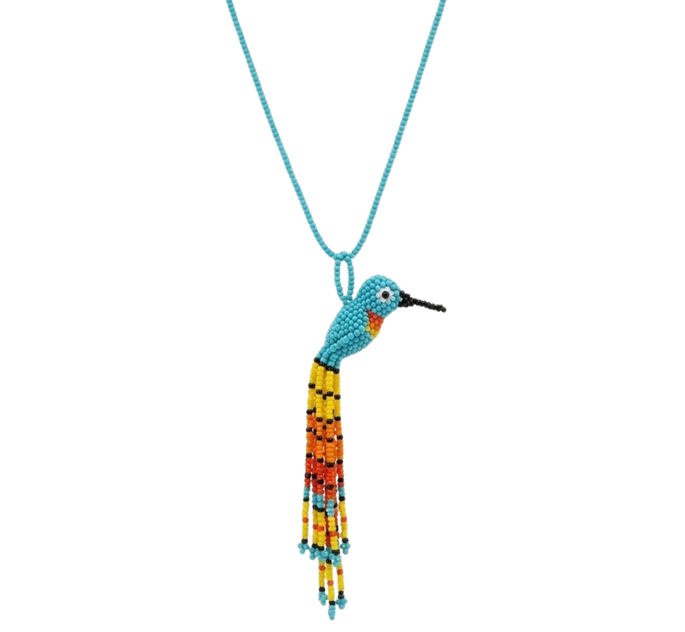 Beaded Mushroom Necklace