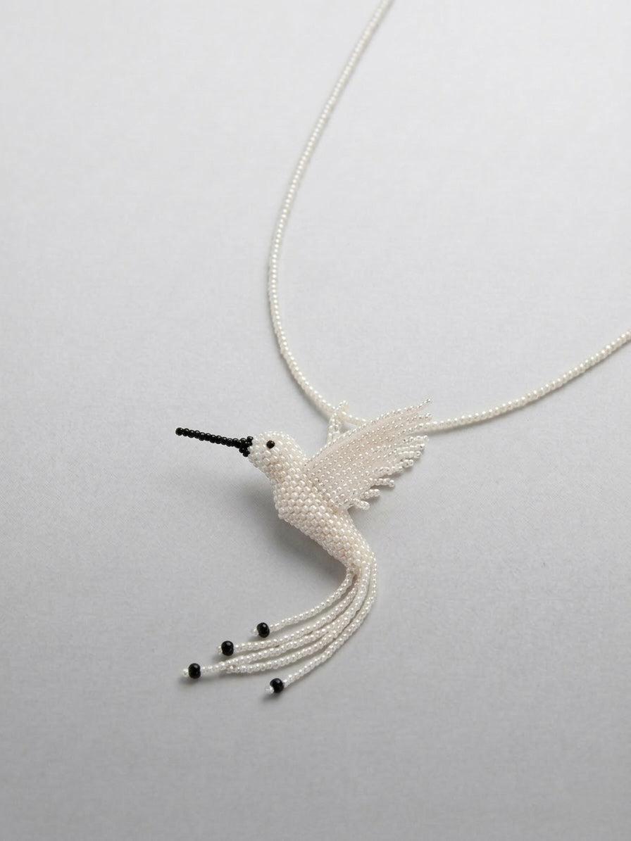 Beaded Mushroom Necklace