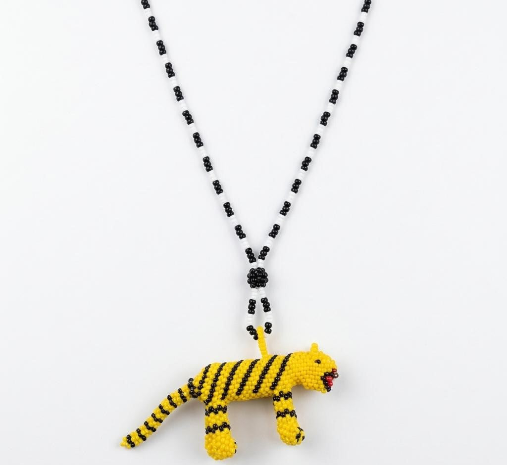 Tiger Necklace in Mostacilla