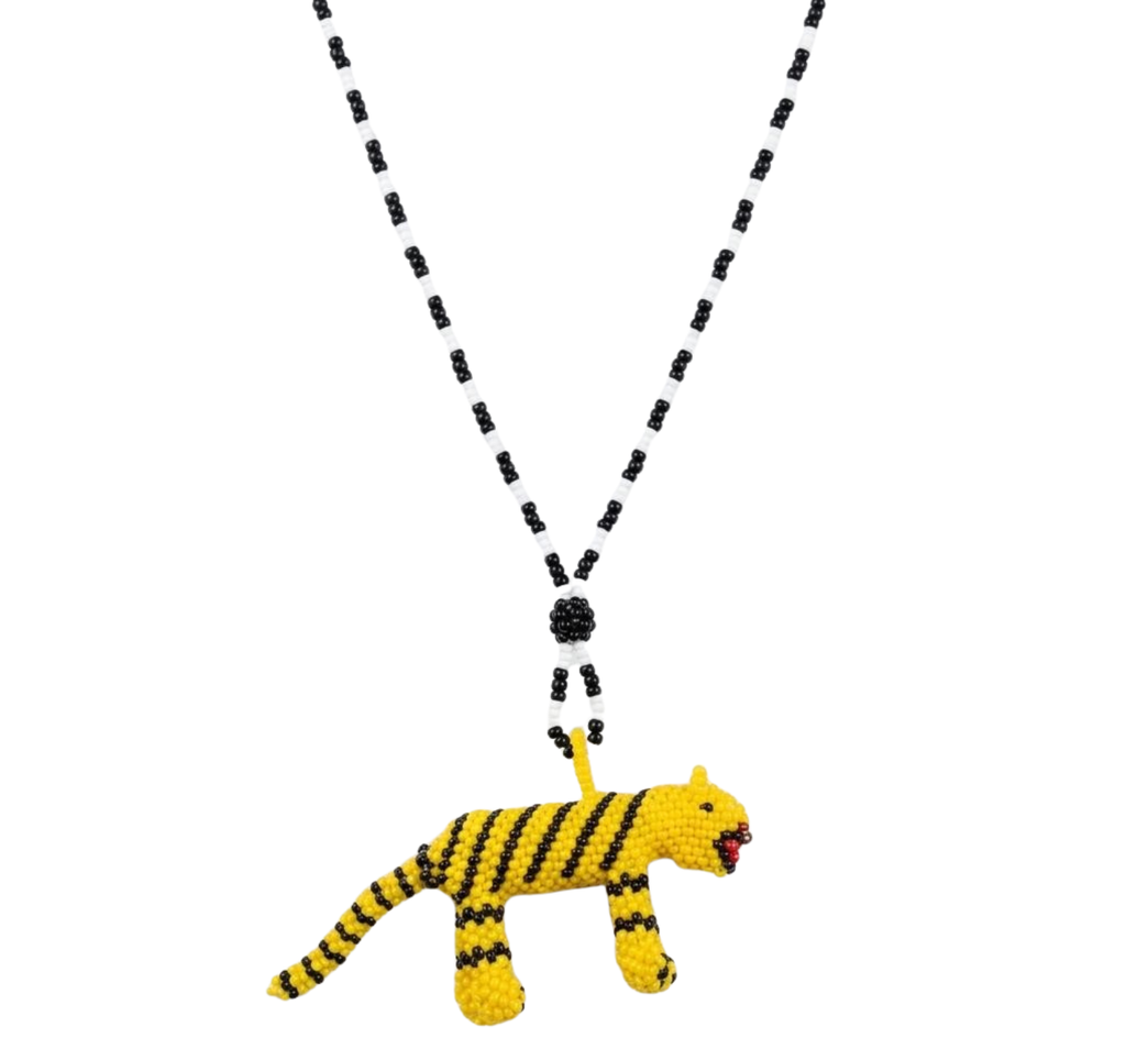 Beaded Tiger Necklace