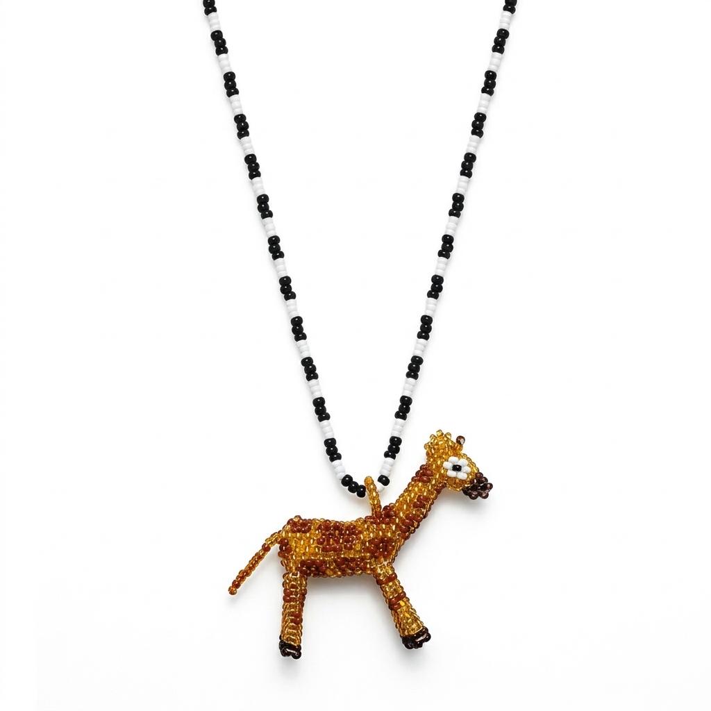 Giraffe Necklace in Mostacilla