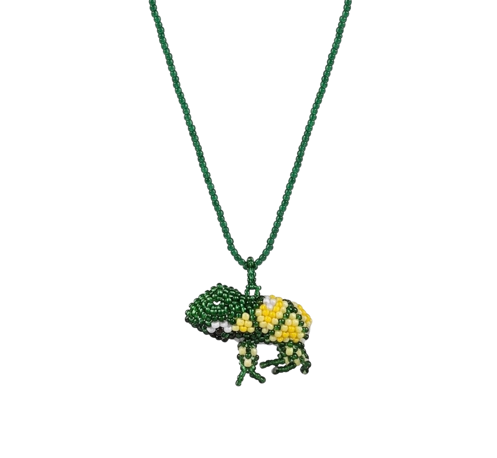 Beaded Mushroom Necklace